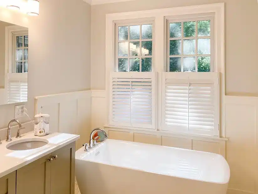 Cafe Shutters over Tub