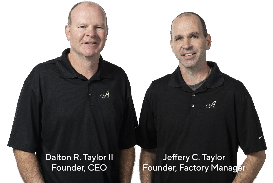 Founders of Artisan Shutter, Brothers Dalton and Jeffery Taylor