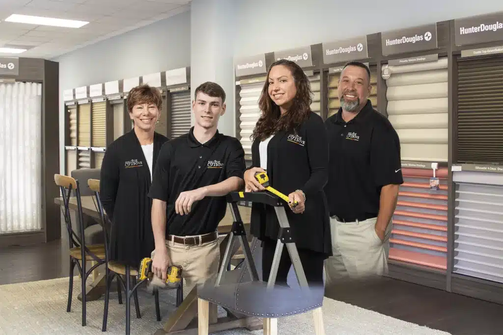 Our team in a local Charlotte showroom