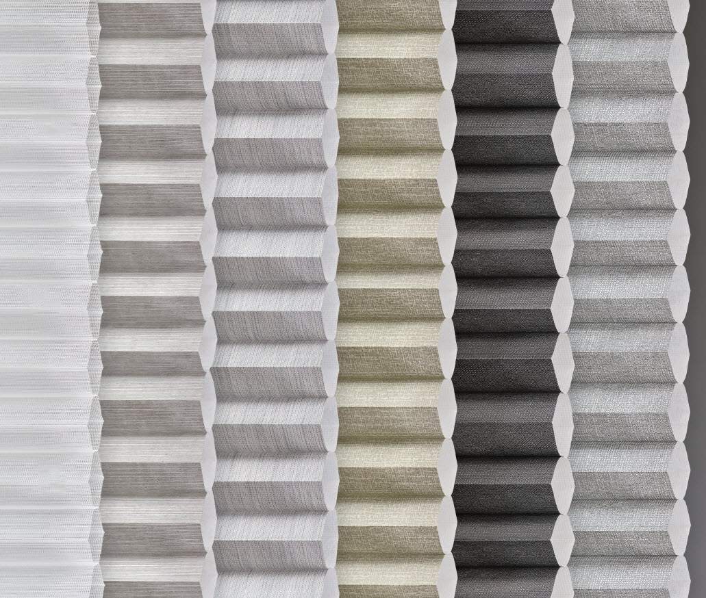 Various Hunter Douglas Honeycomb Fabrics