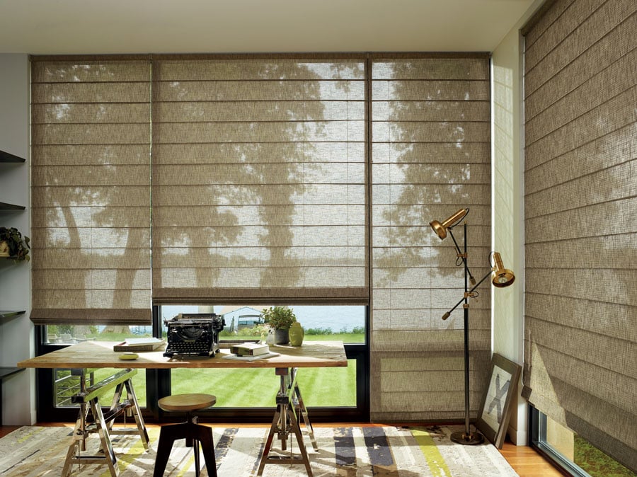 motorized roman shades with remote control