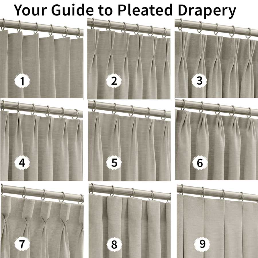 chart pleated drapery styles charlotte nc