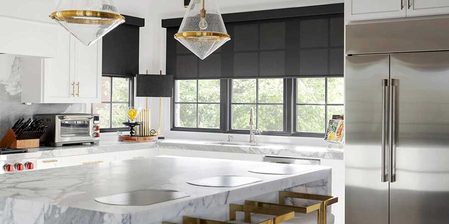 kitchen window coverings for Carolina homes